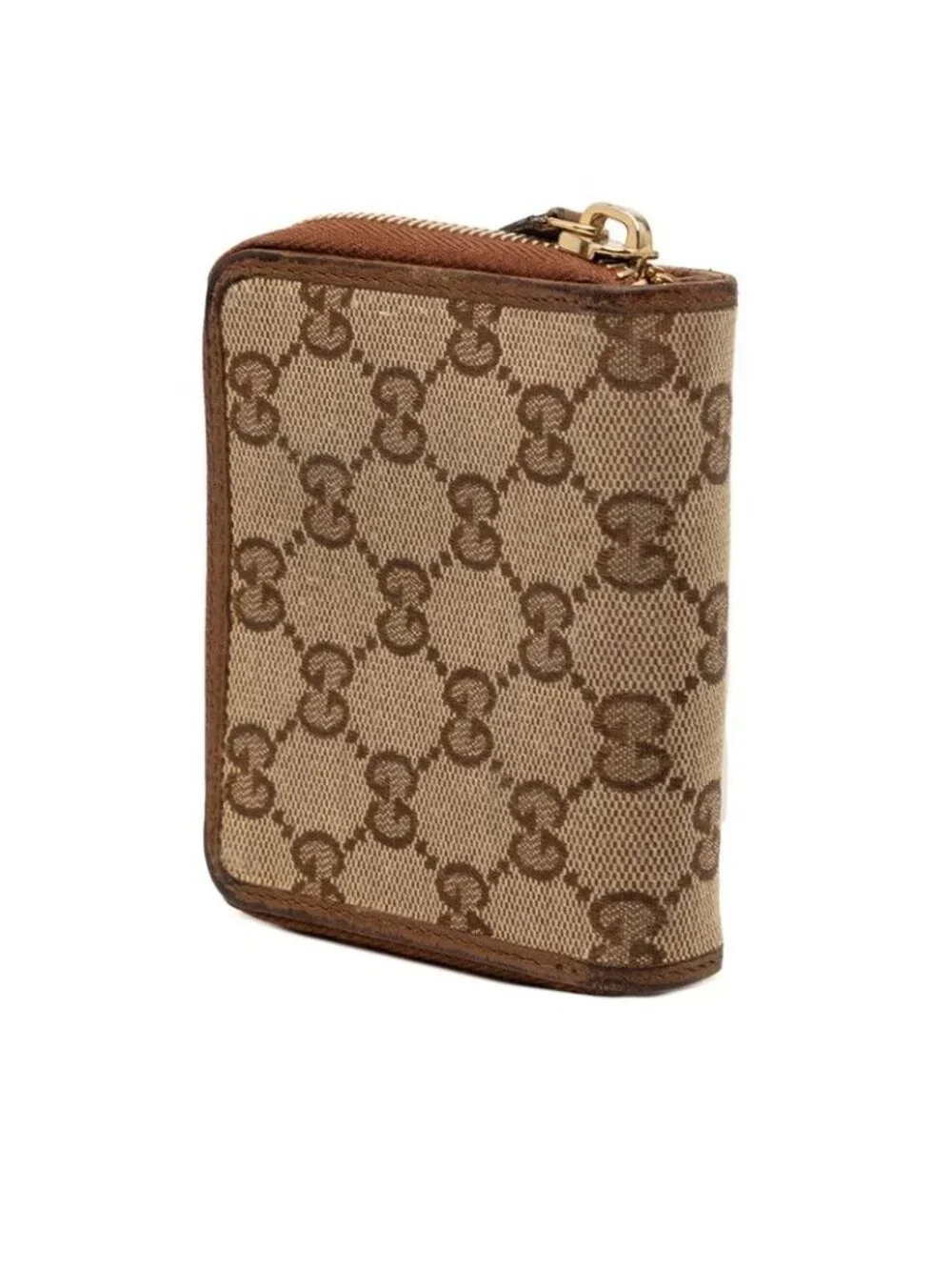 Gucci GG Canvas Bifold Wallet Beige Brown - Picture 2 of 10